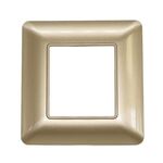 EL2243 - Placca in tecnopolimero 2P champagne compatibile Matix - Compatibile Matix