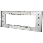 EL2283 - Placca in vetro bianco 7 posti compatibile Living International - Compatibile Living International