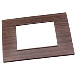 EL2369 - Placca in tecnopolimero 4 posti color ciliegio compatibile Vimar Plana - Compatibile Vimar Plana