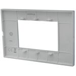 EL2433 - Placca 3 posti bianca Soft Touch compatibile Vimar Plana - Compatibile Vimar Plana