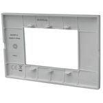EL2455 - Placca 3 posti argento Soft Touch compatibile Vimar Plana - Compatibile Vimar Plana