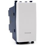 EL258 - Invertitore unipolare con spia luminosa bianco compatibile Vimar Arké - Compatibile Vimar Arké 