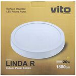 EL261 - Pannello LED da parete 20W 1880Lm 3000K luce calda - Pannelli LED