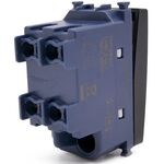 EL276 - Invertitore unipolare con spia luminosa nero compatibile Vimar Arké - Compatibile Vimar Arké 