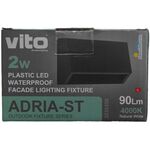 EL289 - Lampada segnapasso da esterno 2W 90Lm 4000K luce naturale Vito - Illuminazione da Esterno