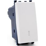 EL290 - Pulsante unipolare bianco compatibile Vimar Arké - Compatibile Vimar Arké 