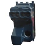 EL301 - Pulsante unipolare nero con spia compatibile Vimar Arké - Compatibile Vimar Arké 