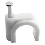 EL3068 - Graffette fissacavo 12mm - 100 pezzi - Passacavi