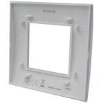 EL3140 - Placca 2 posti bianca Soft Touch compatibile Living International - Compatibile Living International