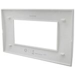 EL3156 - Placca 4 posti argento Soft Touch compatibile Living International - Compatibile Living International