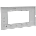 EL3250 - Placca 4 posti champagne  Soft Touch compatibile Vimar Plana - Compatibile Vimar Plana