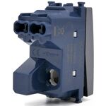 EL364 - Pulsante unipolare grigio con spia compatibile Vimar Arké - Compatibile Vimar Arké 