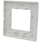 EL3968 - Placca 2 posti bianca Soft Touch compatibile Vimar Plana - Compatibile Vimar Plana