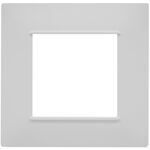 EL3968 - Placca 2 posti bianca Soft Touch compatibile Vimar Plana - Compatibile Vimar Plana