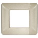 EL4076 - Placca in tecnopolimero 2P color sabbia compatibile Matix - Compatibile Matix