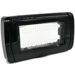 EL837 - Placca idrobox IP55  4P nera compatibile Matix - Compatibile Matix