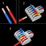 F1512 - Morsettiera 2 INPUT / 6 OUTPUT  0.08-4.0mm² - Morsetti