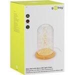 F1722 - Campana in vetro con catena luminosa a micro LED Goobay - Illuminazione Decorativa
