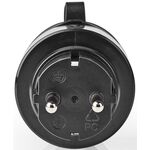 ND5533 - Presa Schuko Wi-Fi 10A 2500W massimo IP44 nera Nedis - Connettività