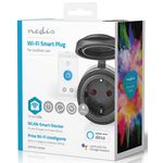 ND5533 - Presa Schuko Wi-Fi 10A 2500W massimo IP44 nera Nedis - Connettività