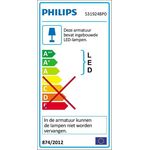 P1022 - Lampada da parete dimmerabile 2200k-2700k 2x4.5W 1000lm Philips - Illuminazione da Interno