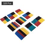 WB1222 - Guaina termorestringente kit 328 pezzi varie misure e colori - Guaine termorestringenti