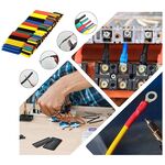 WB1222 - Guaina termorestringente kit 328 pezzi varie misure e colori - Guaine termorestringenti