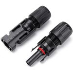 WB1602 - Connettore maschio/femmina MC4 30A 1000V 2.5/4/6mm per pannello fotovoltaico 20 pezzi - Connettività