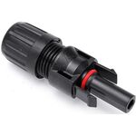 WB1602 - Connettore maschio/femmina MC4 30A 1000V 2.5/4/6mm per pannello fotovoltaico 20 pezzi - Connettività