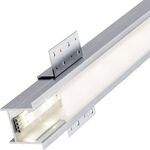 WB163 - Profilo da incasso in acciaio satinato 1m per strisce LED Paulmann - Strisce LED