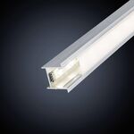 WB163 - Profilo da incasso in acciaio satinato 1m per strisce LED Paulmann - Strisce LED