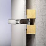 WB163 - Profilo da incasso in acciaio satinato 1m per strisce LED Paulmann - Strisce LED