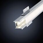 WB163 - Profilo da incasso in acciaio satinato 1m per strisce LED Paulmann - Strisce LED