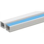 CNL1212AD - Canalina adesiva in PVC 12x12(0.6mm) 2m - confezione da 100 - Passacavi