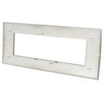 EL2646 - Placca in tecnopolimero 7 posti color grigio chiaro compatibile Living International - Compatibile Living International