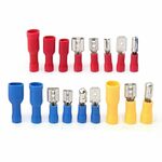 EL1940 - Assortimento di 120 capicorda preisolati in 18 formati differenti - Capicorda