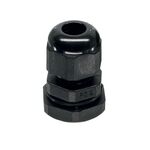 09912 - Boccola passacavo in Nylon - M18 - colore nero - Passacavi