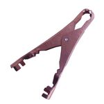 R989 - Pinza a Coccodrillo per cavi Grande - Rossa - Strumentazione