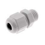 09974 - Boccola passacavo in Nylon - M18 - colore bianco - Passacavi