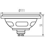 KA2255 - Lampadina LED ES-111 GU10 4000k 11W 900lm Kanlux - Lampade LED