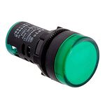 EL805 - Indicatore luminoso da pannello 220V - verde - Indicatori da pannello