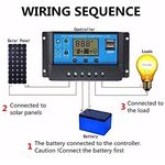 K504 - Regolatore di Carica Solare PWM 12/24 V 10A - Alimentatori