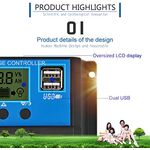 K504 - Regolatore di Carica Solare PWM 12/24 V 10A - Alimentatori