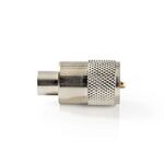 ND1210 - Connettore PL259  Maschio | Per Cavi Coassiali RG58 | 25 pezzi | Metallo - TV-SAT