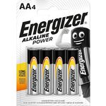 E1034 - Batteria alcalina tipo AA LR6 1.5V blister da 4 Energizer - Batterie Alcaline