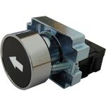 EL1440 - Pulsante da pannello 10A 600V - Nero - Pulsanti da pannello