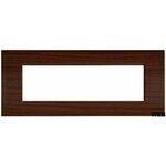 EL2022 - Placca 7 posti ciliegio compatibile Vimar Plana - Compatibile Vimar Plana