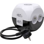 EL2080 - Multipresa a cubo Nero, Bianco - Connettività