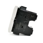 EL2130 - Doppio Pulsante 10A-250V bianco compatibile con serie Living International - Compatibile Living International
