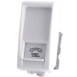 EL2136 - Presa Telefonica  bianca compatibile Living International - Compatibile Living International